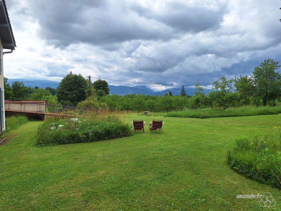 La Galicière vue sur le Vercors